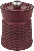 Peugeot Bali 3 Inch Cast Iron Pepper Mill, Red
