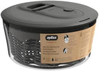 Zyliss Easy Spin Salad Spinner - Fruit & Veggie Dryer - Produce Spinner & Cleaner for Salad Prep - Dishwasher-Safe Kitchen Essential - Non-Slip Bowl with Pull Handle - Stainless Easy Spin Small