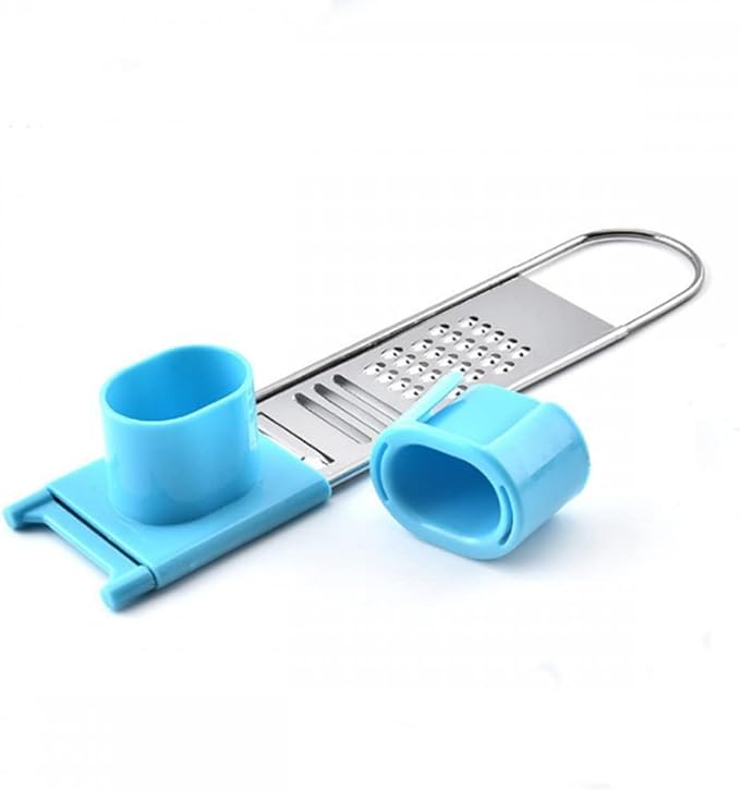 Multifunctional Vegetable Cutter Shredder Cutter Slicing Cutting Fruit Melon Peeler (Blue)