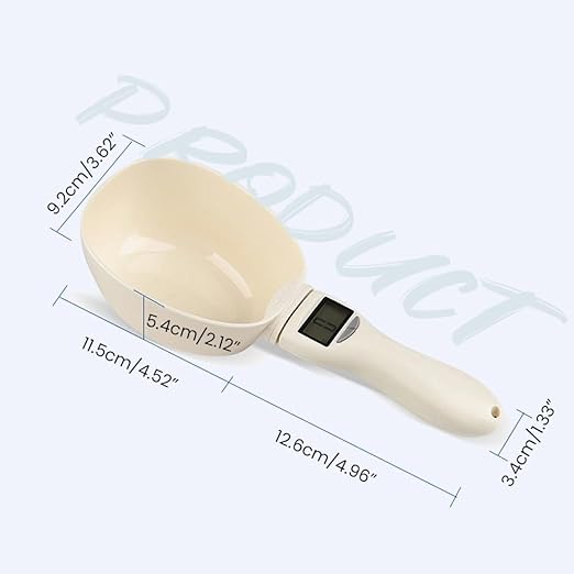 Digital Measuring Spoon Scale, Accurate Electronic Measuring Spoon with Conversion, Household Digital Measure Cup Scale with LED Display, Kitchen Food Scale Scoop for Weighing Baking Cooking (3)