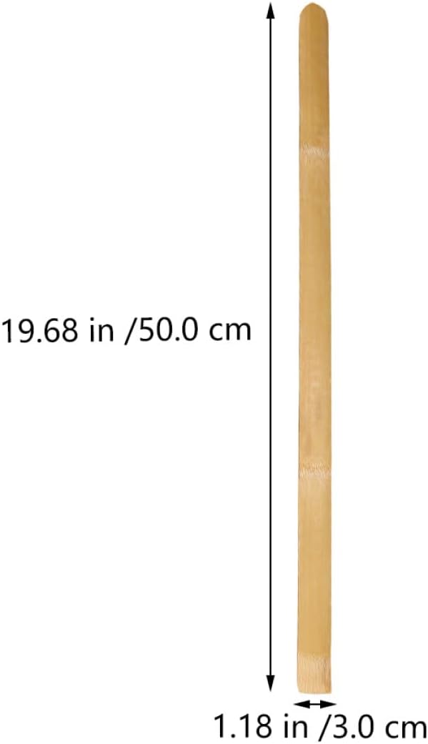 DOITOOL 4 Pcs Pancake Turning Sticks Kitchen Utensils Household Cooking Tool for Turning Thin Pancakes and Pancakes 50cm Length Flat Spatula Turner Set