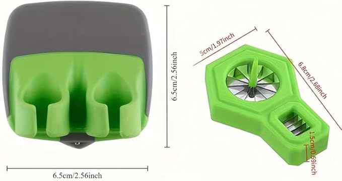 Ultimate Prep Kitchen Tool Set - Comfort Grip Palm Peeler & Multi-Functional Scallion Shredder, Stainless Steel Blades for Effortless Peeling and Shredding, Perfect for Home & Commercial Cooking