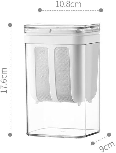 Large Capacity 1100ML Yogurt Strainer | Ultra Fine Mesh for Smooth Greek Yogurt, Reusable Multi-Purpose Food Strainer for Rice, Tea, Juicing & More