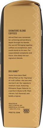 Peet's Coffee Medium Roast Ground Coffee | Big Bang | 36 Ounces | 2 Bags