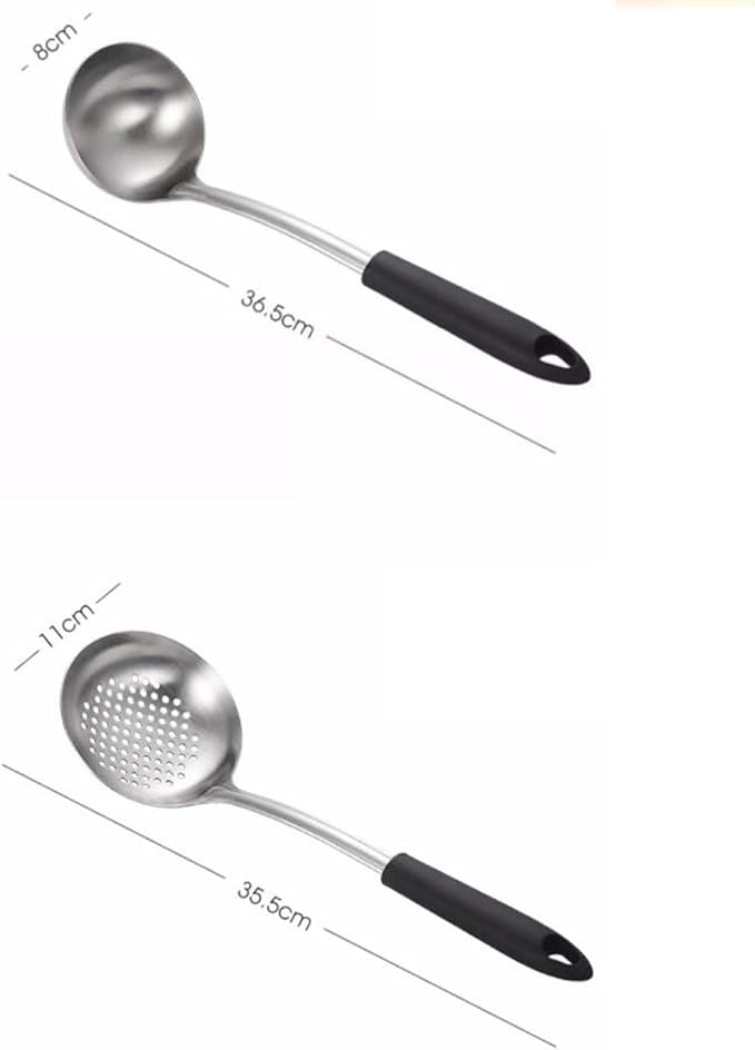 Kitchen Utensils Set，Cooking Utensils 4 Pieces Sets Spoons for Cooking Spatulas Stainless Steel Cooking Utensils Spatulas Spoons Kitchen Tools Gadgets(Blue)