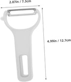 GLEAVI 3Pcs Kitchen Vegetable Peeler Set Ergonomic Plastic Handle Stainless Steel Grater for Effortless Peeling Slicing Shredding of Fruits and Vegetables Cooking Tool