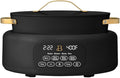 10-in-1 Electric Multi-Cooker, 6 Quart Programmable Cooking Pot with Digital Display, Nonstick Interior, One-Touch Controls, Multi-Function Kitchen Appliance (Black Sesame)