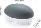 2pcs Vegetable Brush with Dots Remover Potato Scrubber Brush Fruit and Veggie Brushes for Cleaning Food, Corn Silk and Carrots(Color:Grey)