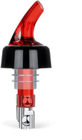 Measure Pourer Drinks Wine Cocktail Beverages Dispenser,Automatic Measured Bottle Pourer Spout,Quick Shot Spirit,Ideal Cocktail Home Bar Tools 1oz/30ml Red