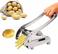 2 Blades Stainless Steel French Fry Potato Cutter Slicer Chipper For Cucumber Vegetables Carrot Kitchen Cooking Tools