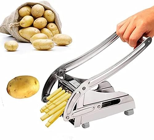 2 Blades Stainless Steel French Fry Potato Cutter Slicer Chipper For Cucumber Vegetables Carrot Kitchen Cooking Tools