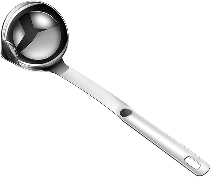 Stainless Steel Scoop Filter Grease Spoon Colander Spoon Soup Oil Separation Cooking Colander Tools Kitchen Gadgets Set