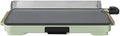 Electric Griddle 12x22 Inch with Backsplash, Nonstick Cooking Surface, Adjustable Temperature Control (Sage Green)