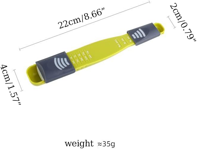 Adjustable Measuring Spoon – 1g-13g & 1ml-13ml Precision Measuring Tool for Baking, Cooking, Meal Prep & Baby Formula – BPA-Free Kitchen Gadget
