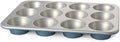 Nordic Ware Brilliant™ Colorful Bakeware 12 Cavity Muffin Pan, Nonstick made without PFAS or PTFE for safe cooking; Reinforced steel rim prevents warping