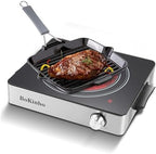 Single Infrared Burner, 1800w electric stove, compact size portable electric stove, burners for cooking, hot plates for cooking, portable cooktop, hot plates for countertop