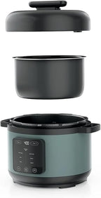 HyperHeat Pressure Cooker - 6.5 Quart Multi-Cooker with 1200W Power, SimpliServe Pot for Family Meals, Programmable Electric Pressure Cooker for Fast and Healthy Cooking