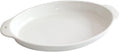 nora fleming Stoneware Oval Oven Baker - Large Round Tray for Casseroles, Lasagna, Appetizers, Side Dishes, and More - Perfect for Entertaining Guests - Pair with One of Our Hand-Painted Minis - White