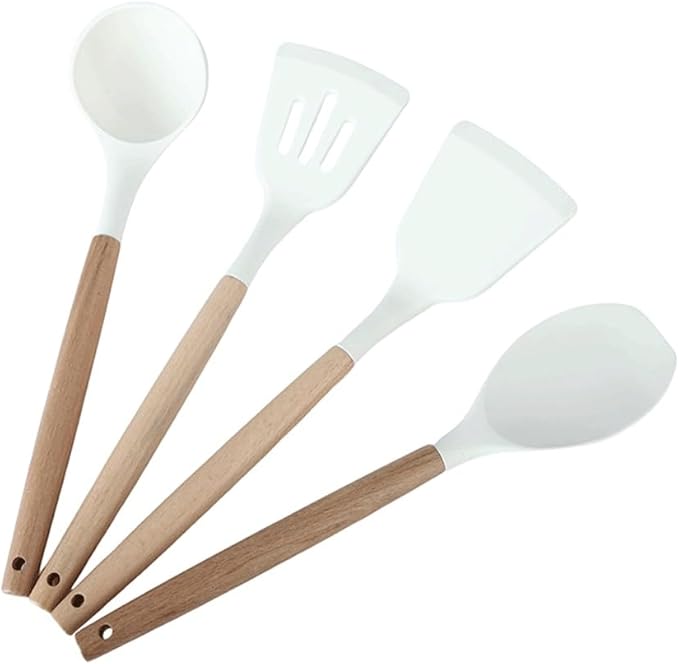 Kitchen Utensils Set Non-stick Kitchenware Cooking Tools Spoon Soup Ladle Spatula Shovel Accessories