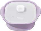 Silicone Multi-Steamer Made in Korea Microwave Steamer for Cooking & Reheating BPA-Free Flexible & Durable (Luna Purple, 30.44 fl oz)