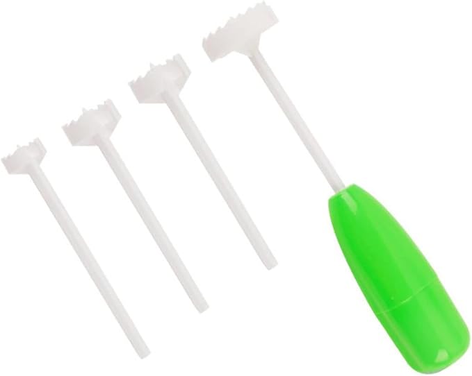 Veggie Corkscrew,Hollow-Out Veggie Drill,4 Sizes Replaceable Head Vegetable Spiral Cutter Digging Tool Kitchen Gadget,Easy Remove The Seeds Of Your Veggies & Fruits