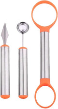 Melon Ball Scoop, Carving, Fruit Set Spoon Ice Cream Cooking Tools Kitchen Accessories Gadgets