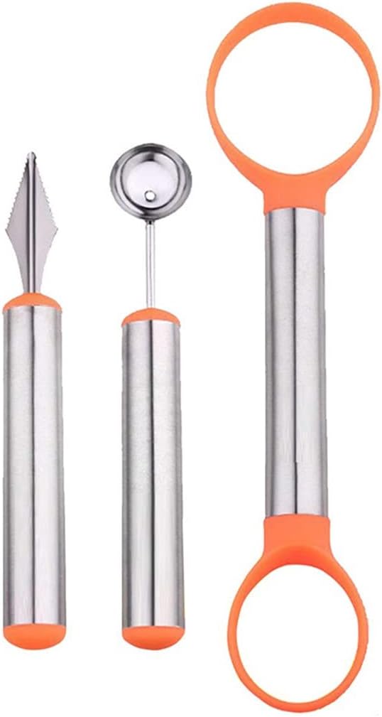 Melon Ball Scoop, Carving, Fruit Set Spoon Ice Cream Cooking Tools Kitchen Accessories Gadgets