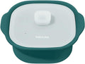 Silicone Multi-Steamer Made in Korea Microwave Steamer for Cooking & Reheating BPA-Free Flexible & Durable (Breezeblue Green, 20.29 fl oz)
