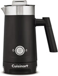 Cuisinart Hot and Cold Foam Milk Frother, Electric Frother for Coffee, Lattes, Cappuccinos, Macchiatos, Hot Chocolate and More, Stainless Steel Nonstick Milk Tank, Cool Touch Exterior, FR-16, Black