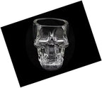 Tvoip 2PCS Kitchen & Dining Entertaining Glassware Drinkware Old Fashioned Glasses Skull Cup for Serving Scotch Whiskey Mixed Drinks (2)