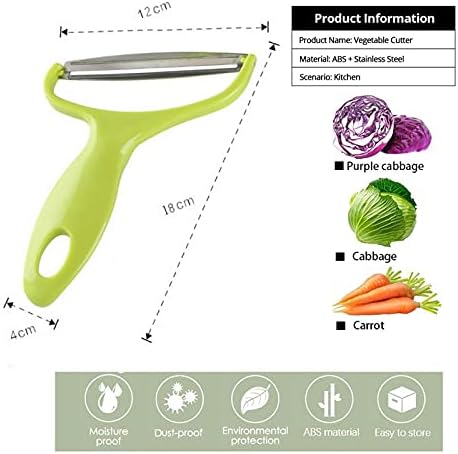 Vegetable Peeler Cabbage Cutting Machine MOANLMY shredded kitchen stainless steel peeling knife gadget shredded cabbage Coleslaw, a must-have tool for western restaurants