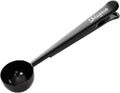 Coffee Scoop with Bag Clip, Multi-Function Milk Powder Measuring Spoon, 20ml (Black)