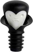OTOTO Wine Stoppers & Pourer - Halloween Gifts for Wine Lovers, Spooky Wine Bottle Stopper, Wine Goth Accessories, Fun Kitchen Gadgets (Count Corkula)