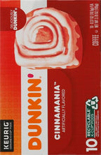Dunkin' Bakery Series Cinnamon Coffee Roll Flavored Coffee, 10 Keurig K-Cup Pods