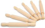 Wooden Mini Rolling Pin, 7 Inches Long, Pack of 12, Perfect for Fondant, Pasta, Baking in the Kitchen, Crafting by Woodpeckers