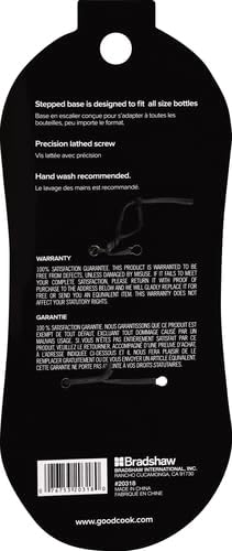 Good Cook Cork Screw Bar Tools, 11 x 4 x 2.5 inches, Black