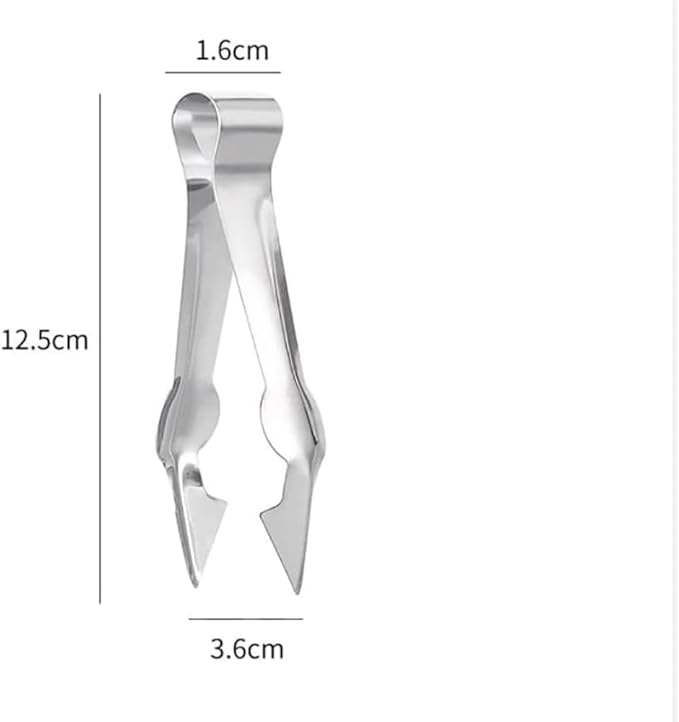 2Pcs Multi-Functional Fruit and Vegetable Stem Remover Clip, Strawberry Huller, Pineapple Eye Remover, Silver Stainless Steel Handle