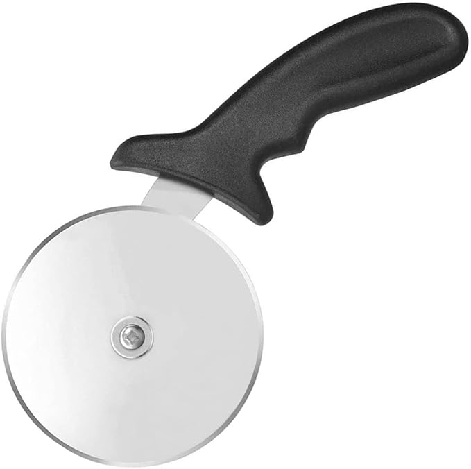 Yinghezu Pizza Cutter Wheel, Stainless Steel Slicer, 9.33-Inch Super heavy 173g, Sharp funny Classic Cutters, Kitchen Gadget with finger guard protects, For Pizza Lovers for easy dishwasher cleaning