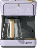 Beauti Multi Brew 12 Cup Programmable Drip & Single Serve Coffee Maker, Versatile Brewing (6oz, 8oz, 10oz, 12oz, 14oz), Pods or Ground, Over Ice option, Keep Warm mode (Lavender)