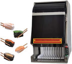 Automatic Sushi Cutting Machine - Stainless Steel Sushi Roll Slicer, Desktop Cutter for 8/10/12 Pieces, Essential Cook's Tool & Gadget Set for Perfect Sushi Rolls