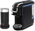 Multi-Capsule Coffee Maker, Hot/Cold Coffee Maker, Milk, ESE Pod Ground Coffee, Cafeteria, 19 Bar, 5 in 1 (Color : H2B M1A BK, Size : CHINA_EU)