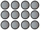 Premium Replacement Charcoal Water Filter Disks for Mr. Coffee Machines - 12 Pack
