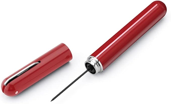 IPEROT Wine Bottle Opener, IPEROT Air Pressure Wine Corkscrew With Cutting Wine Bottle Foil Knife, Effortlessly Open Wine Bottles Without Damaging Corks, Easy-to-Use(Red)