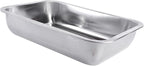 1Pc Multifunctional Stainless Steel Rectangular Plate Rustproof BBQ Plate for Toaster Oven Cookware