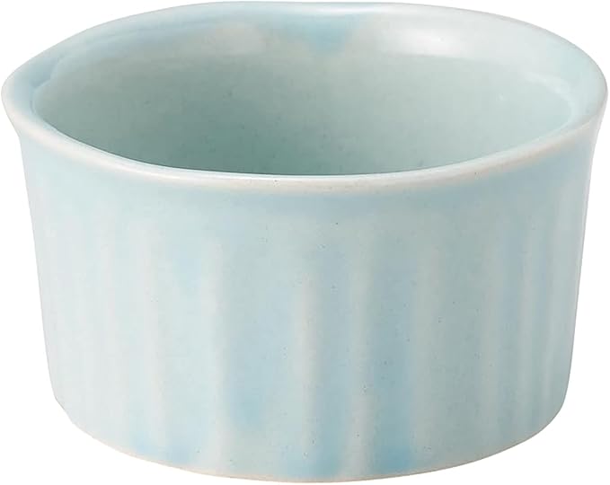 Santo 18617 Banko Ware Lamb Can Cocotte, M, 3.5 inches (9 cm), Mint (Light Blue) Made in Japan