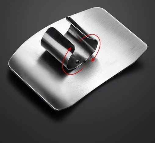Stainless Steel Finger Guard, Multifunctional Finger Protector for Cutting Food Slicing Finger Guard, Protector Avoid Hurting When Slicing and Dicing Kitchen (10Pcs)