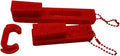 Hydro Style Tumbler Opening Tool, Plastic Lid Removal Tool with Chain and Handle Clip (Red Sparkle)