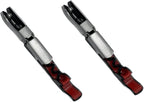 TSA Compliant Corkscrew Bottle Opener, Black Double Hinged, Stainless Steel Wine Key (2 Pack)