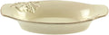 Casafina Ceramic Stoneware 13" Oval Gratin - Madeira Harvest Collection, Vanilla Crème | Microwave & Dishwasher Safe Dinnerware | Food Safe Glazing | Restaurant Quality Serveware