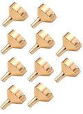 10 pcs Gold Mini Metal Funnels Set, Mini Filling Funnel Liquid Refill Funnel for Transferring Essential Oils, Liquid, Perfume, Small Mini Bottles Specialty Tools and Gadgets